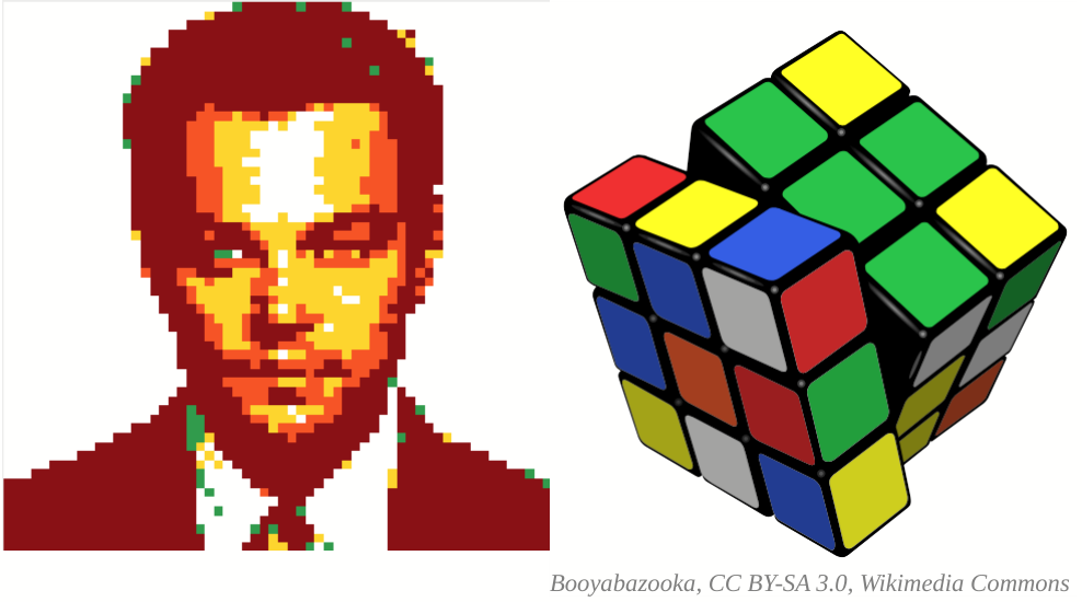 Creating images using rubik s cubes crml